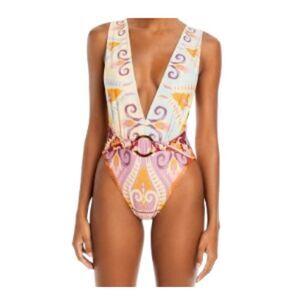 Agua Bendita Ina Leva One-Piece Swimsuit Medium NWT